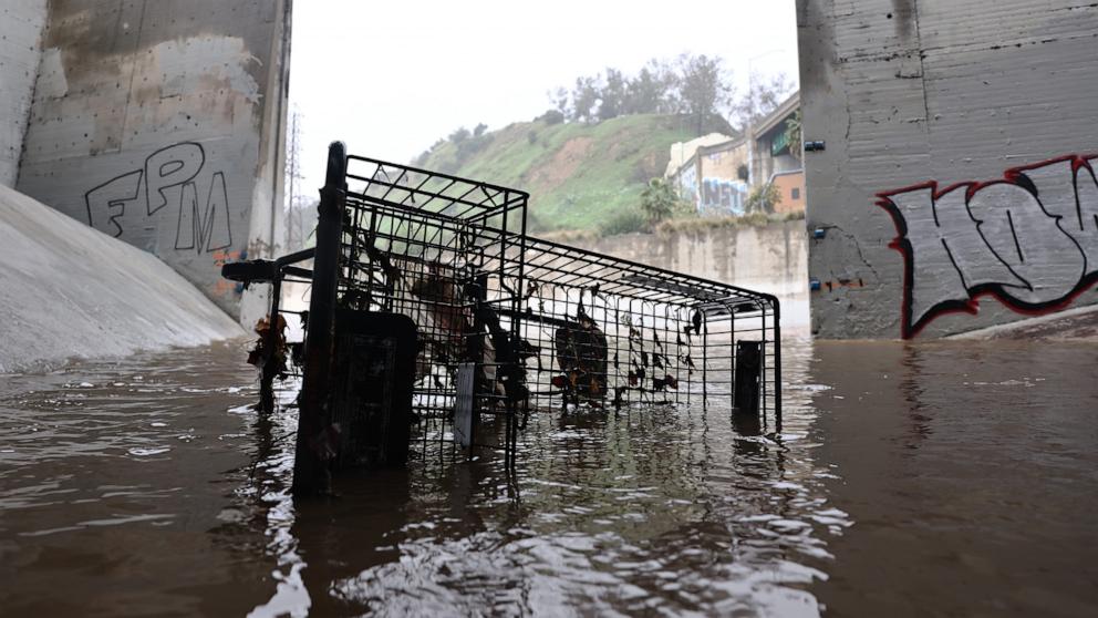 California faces flooding, mudslides as rain storm inundates state ...