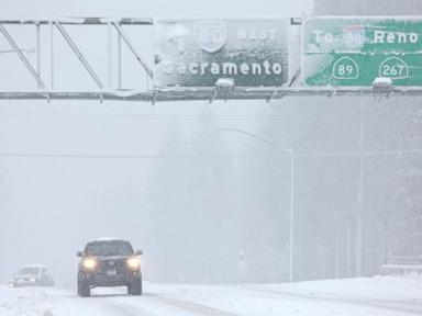  Blizzard left more than 200 cars temporarily stuck along I-80, officials say