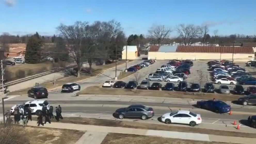 PHOTO: A scene outside of Campbell Hall at  Central Michigan University, March 2, 2018.