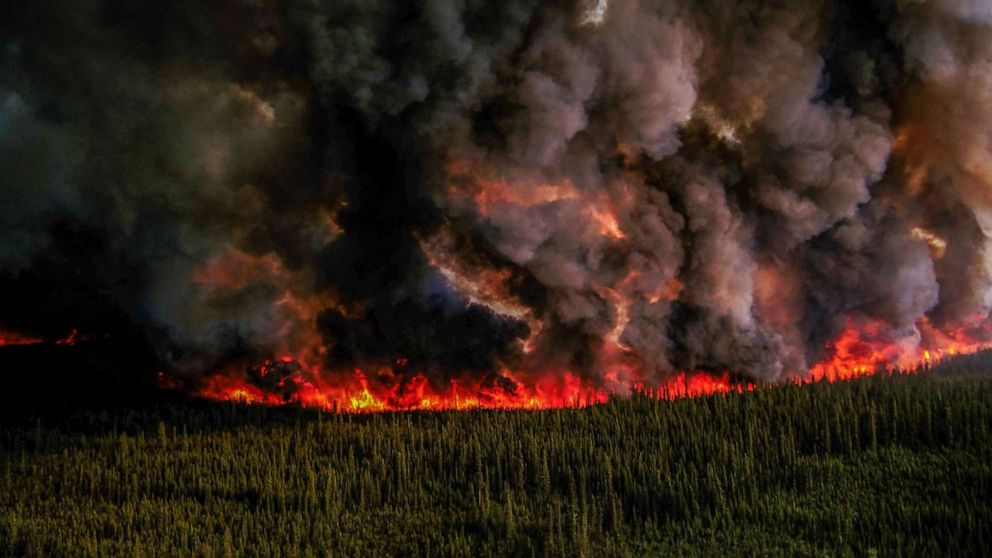 Canada Wildfires Quebec