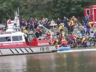 3 Young People Dead Child Missing After Car Plunges Into Delaware Canal Abc News