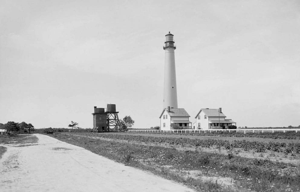 PHOTO: The lighthouse on Cape May, New Jersey, circa 1910.