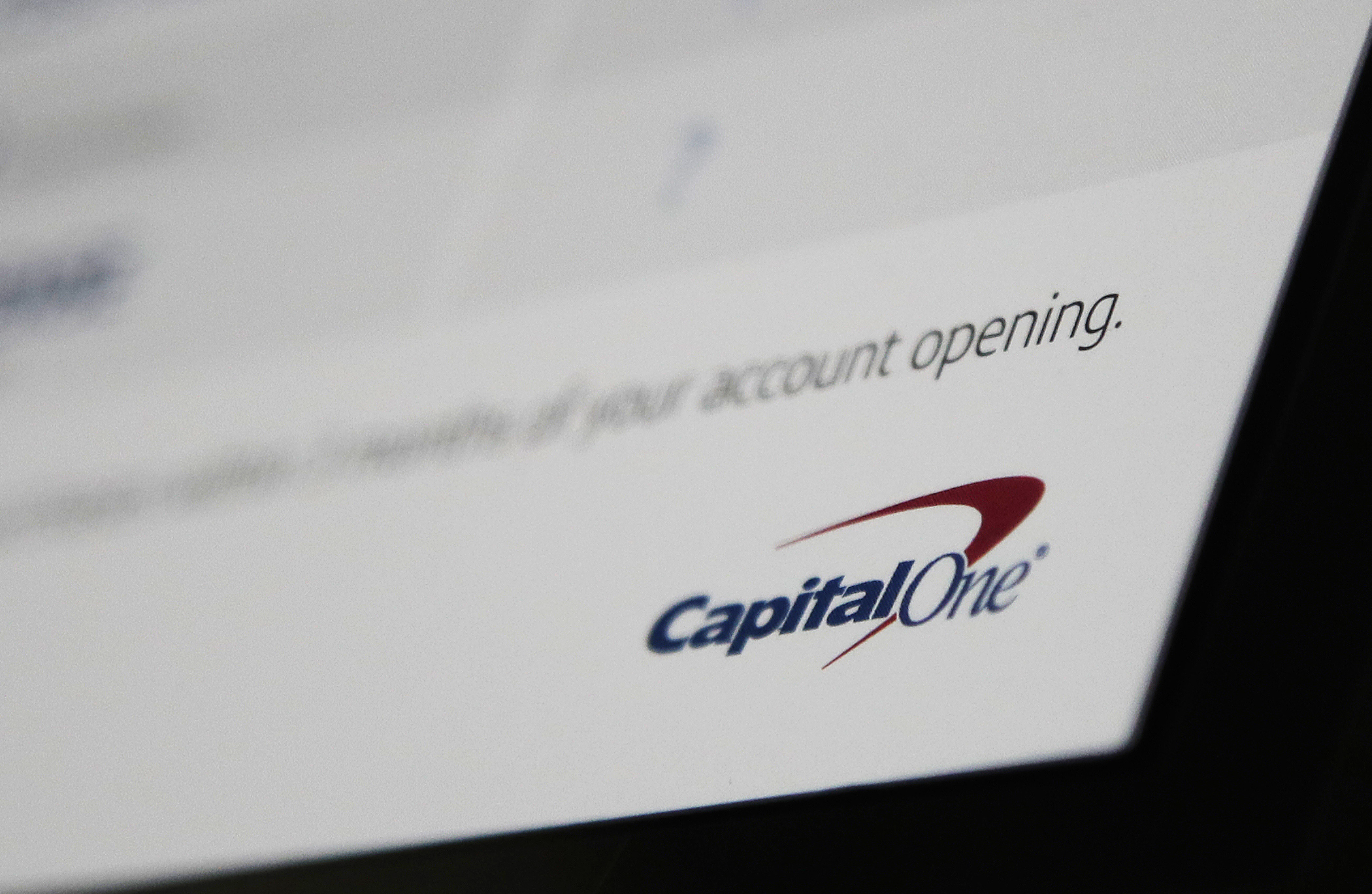 PHOTO: This Monday, July 22, 2019, photo shows Capital One mailing in North Andover, Mass. Capital One says a hacker got access to the personal information of over 100 million individuals applying for credit. (AP Photo/Elise Amendola)