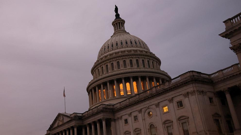 PHOTO: The U.S. Capitol is seen on Dec. 20, 2024, in Washington.