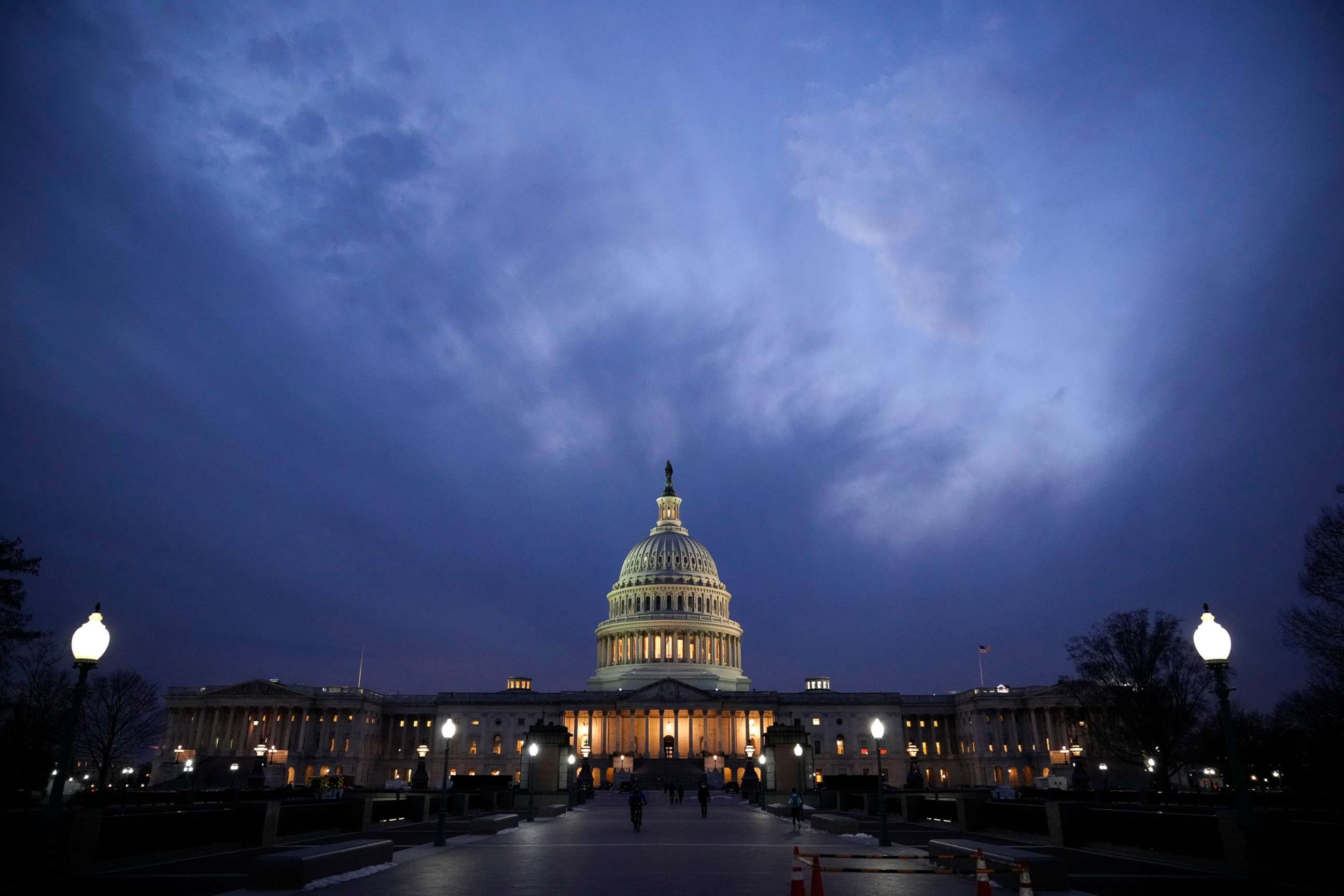PHOTO: A view of the U.S. Capitol on Jan. 19, 2022 in Washington, D.C.