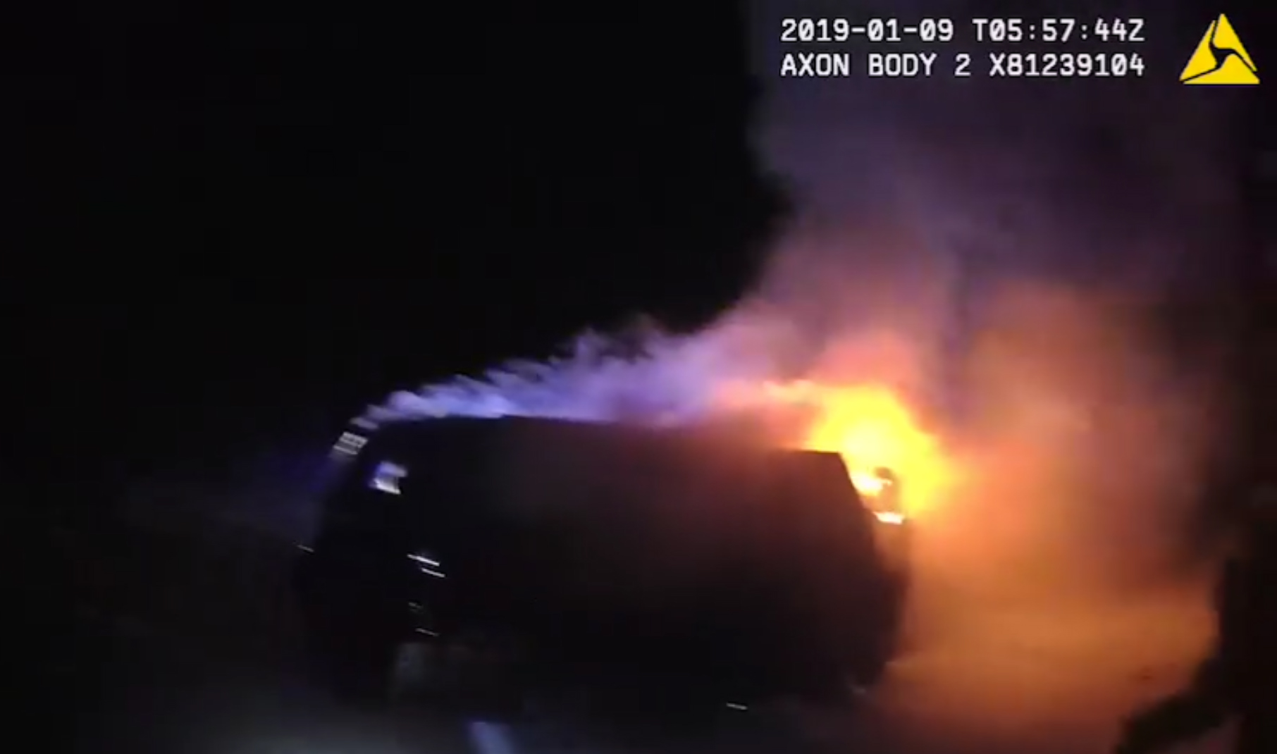 PHOTO: Deputies from the Volusia County Sheriff's Office risked their lives to pull a man from a burning car on Jan. 9. 