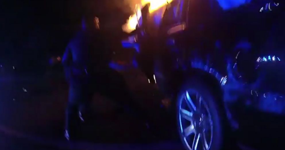 Dramatic Bodycam Footage Shows Florida Police Pulling Man From Burning