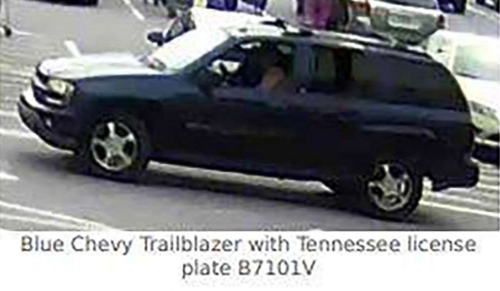 PHOTO: Richard Tester is believed to be traveling with Grace Olivia Galliher in a blue 2004 Chevrolet Trailblazer with the Tennessee license plate B7101V.