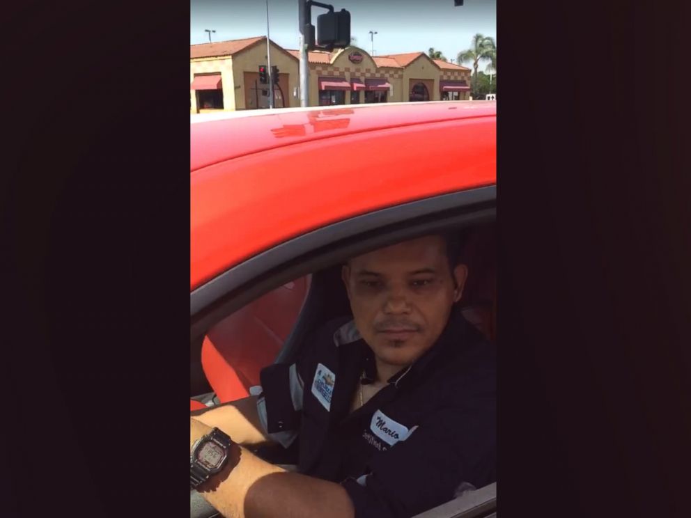 PHOTO: Mari Agredano-Quirino confronted a mechanic who took her limited edition Indie 500 Pace Car Edition Camaro for an apparent joyride in a video that has since gone viral