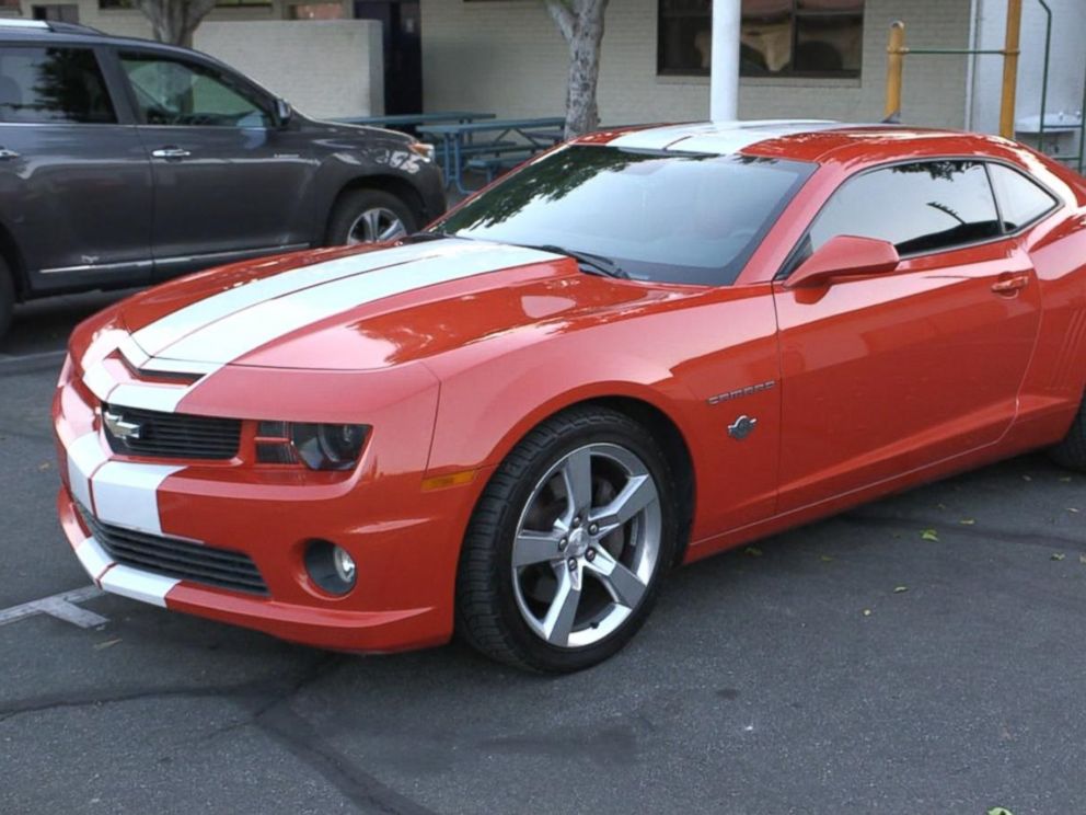 PHOTO: Mari Agredano-Quirino recorded a mechanic taking her beloved limited edition Indy 500 Pace Car Edition Camaro for a joyride.