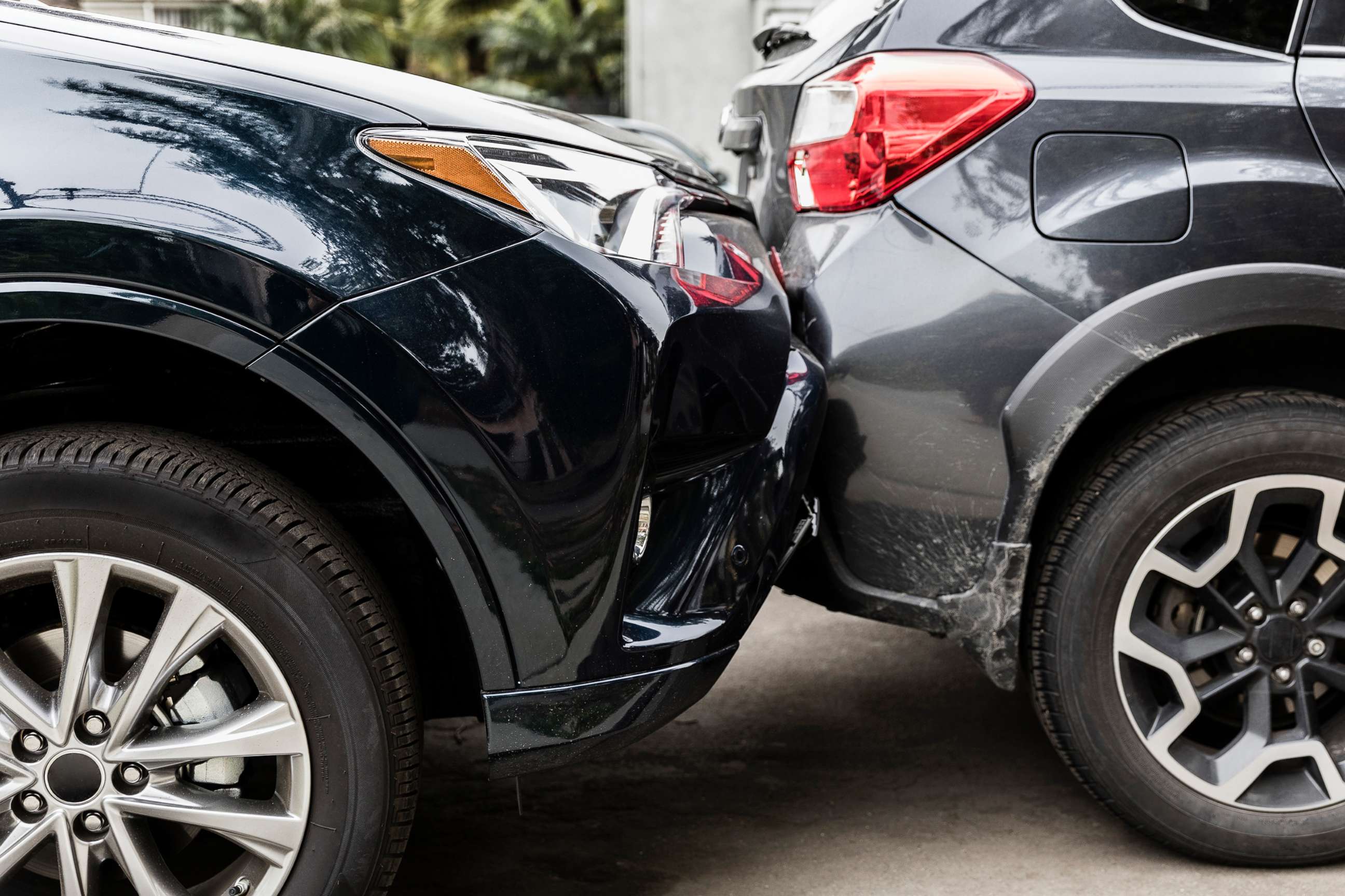 PHOTO: Vehicles involved in a crash are pictured in this undated stock photo.