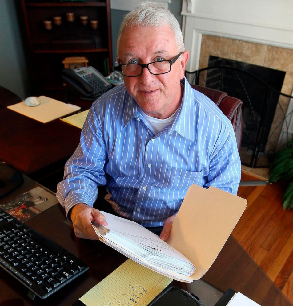 PHOTO: This 2017 photo shows Roger Self in his office at Southeastern Loss Management, in Dallas, N.C.