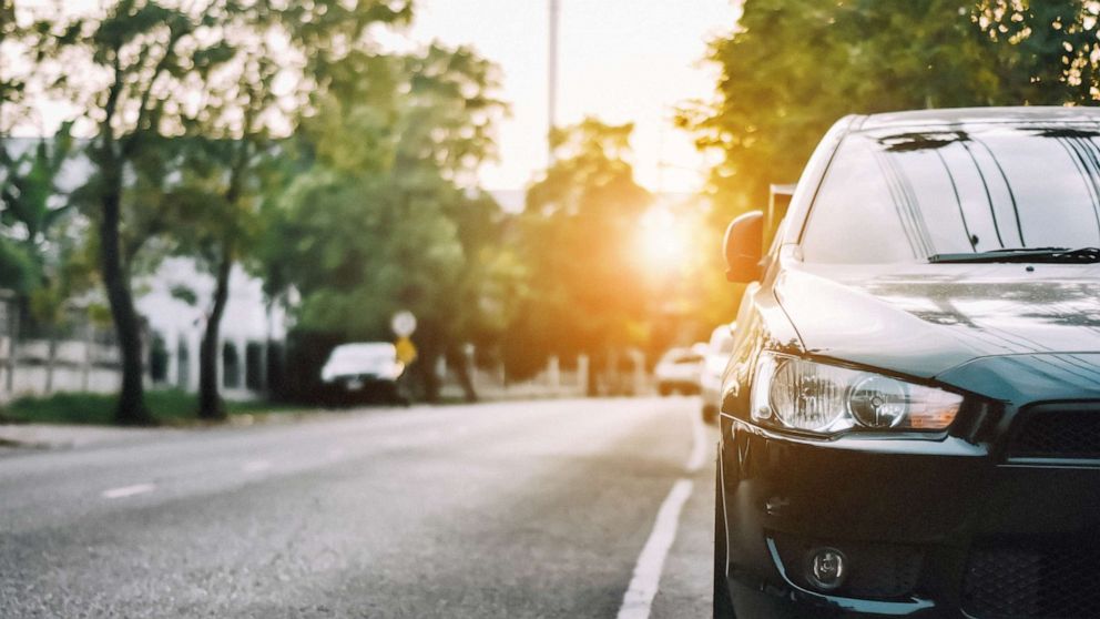 PHOTO: In this undated stock photo shows a car parked in the sun on a street.