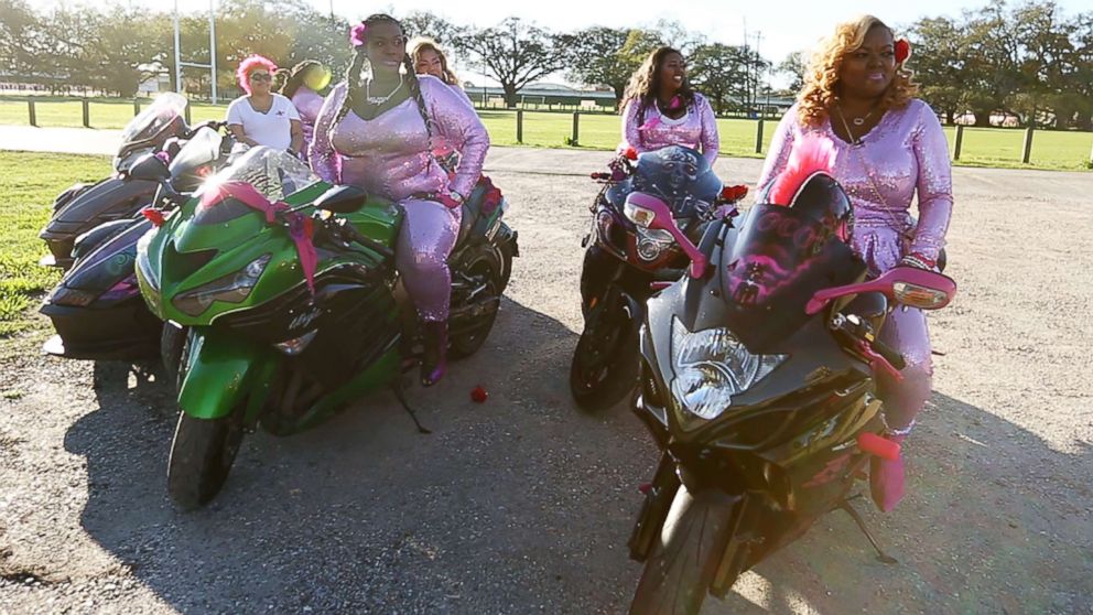 PHOTO: "The Caramel Curves," an all-female motorcycle club, is making a big impact in New Orleans by empowering each other and their community through service.