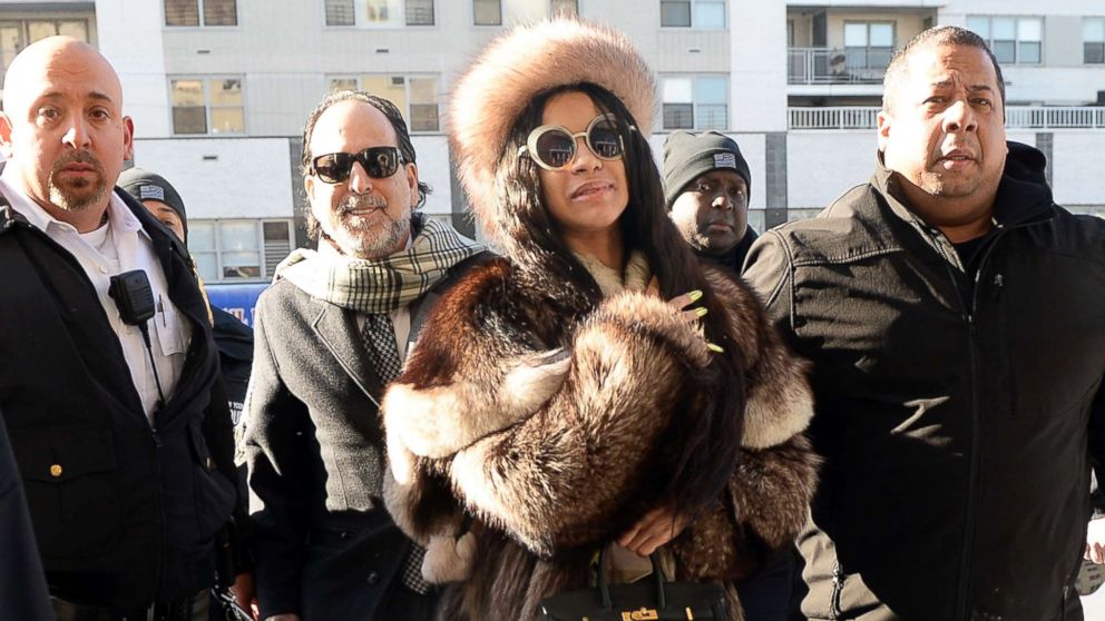PHOTO: Cardi B Arrives at Queens county criminal court in New York over charges in connection with an alleged assault at strip club, Jan. 31, 2019.