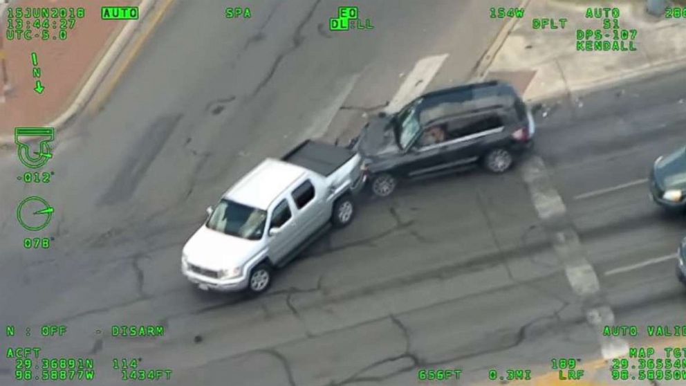 A woman in Texas took off from police and led them on a 100 mph chase with a baby in the back seat of the car. The woman crashed and ran from police with the baby in a car seat.