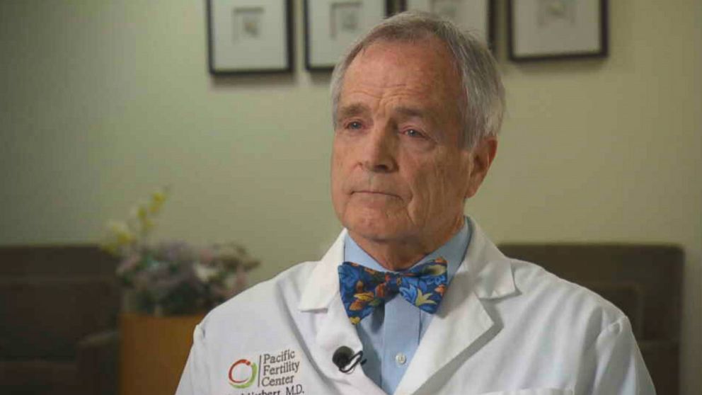 PHOTO: Dr. Carl Herbert, president and medical director at the Pacific Fertility center in San Francisco, said the center's refrigerator malfunctioned, affecting hundreds of eggs and embryos.