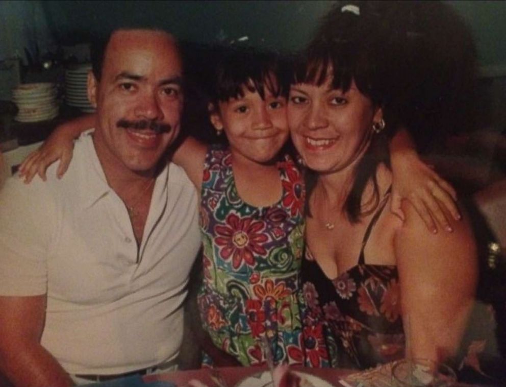 PHOTO: Seen in this undated photo, Carmen Suarez, Jillian Suarez and NYPD Officer Ramon Suarez. Officer Suarez died during rescue efforts at the World Trade Center on Sept. 11, 2001. 