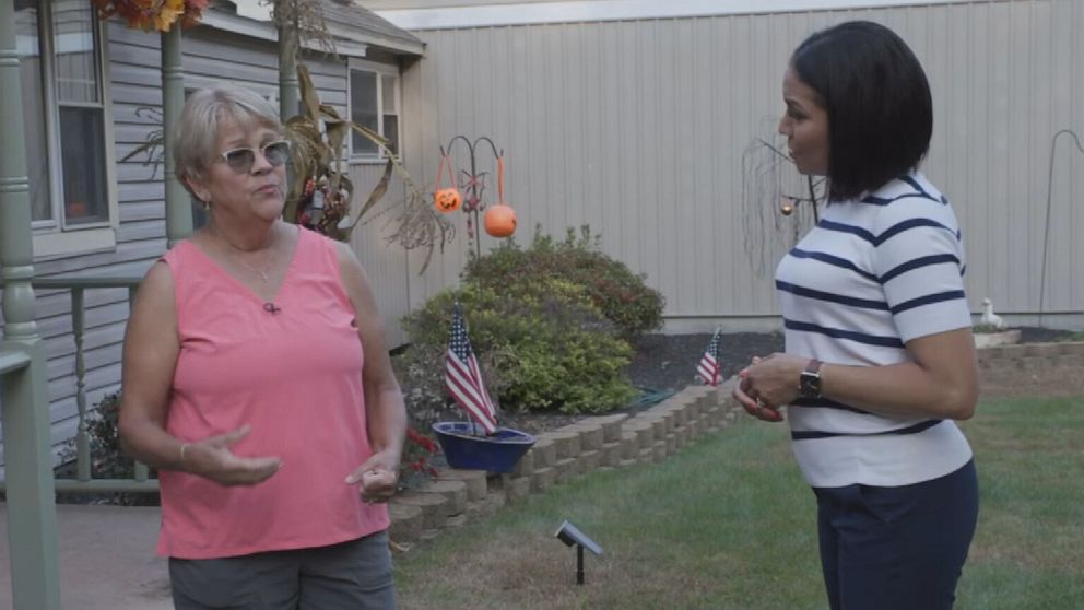 PHOTO: Carol Brown told ABC News on Oct. 4, 2023, that she caught Craig N. Ross Jr., the suspect in the kidnapping of 9-year-old Charlotte Sena in the yard of her Ballston Spa, New York, home a few months ago trying to talk to her 9-year-old grandson.