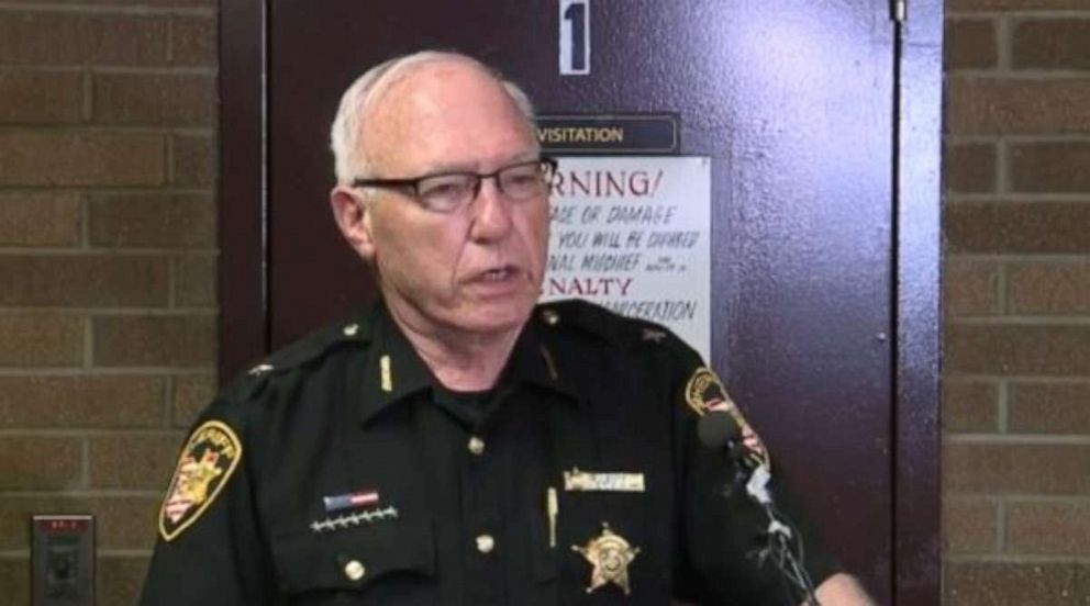 PHOTO: Carroll County, Ohio, Sheriff Dale Williams provided an update on the discovery of the body of missing teen Jonathon Minard in a shallow grave on Friday, April 19, 2019.