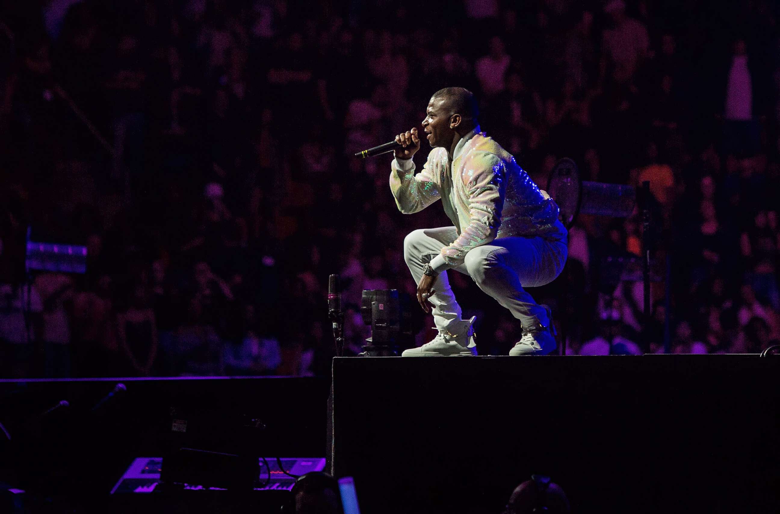 PHOTO: Rapper Casanova performs at Key Arena on May 11, 2017, in Seattle, Washington.