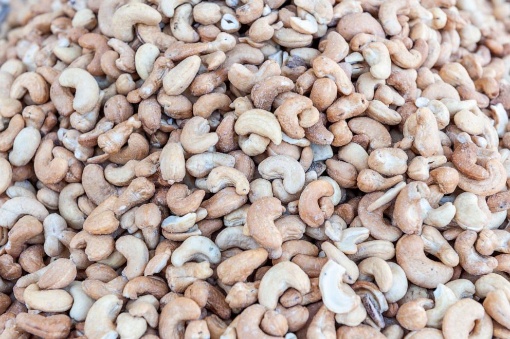 PHOTO: Cashew nuts sold in Shuk Hacarmel market in Israel, April 12, 2019.