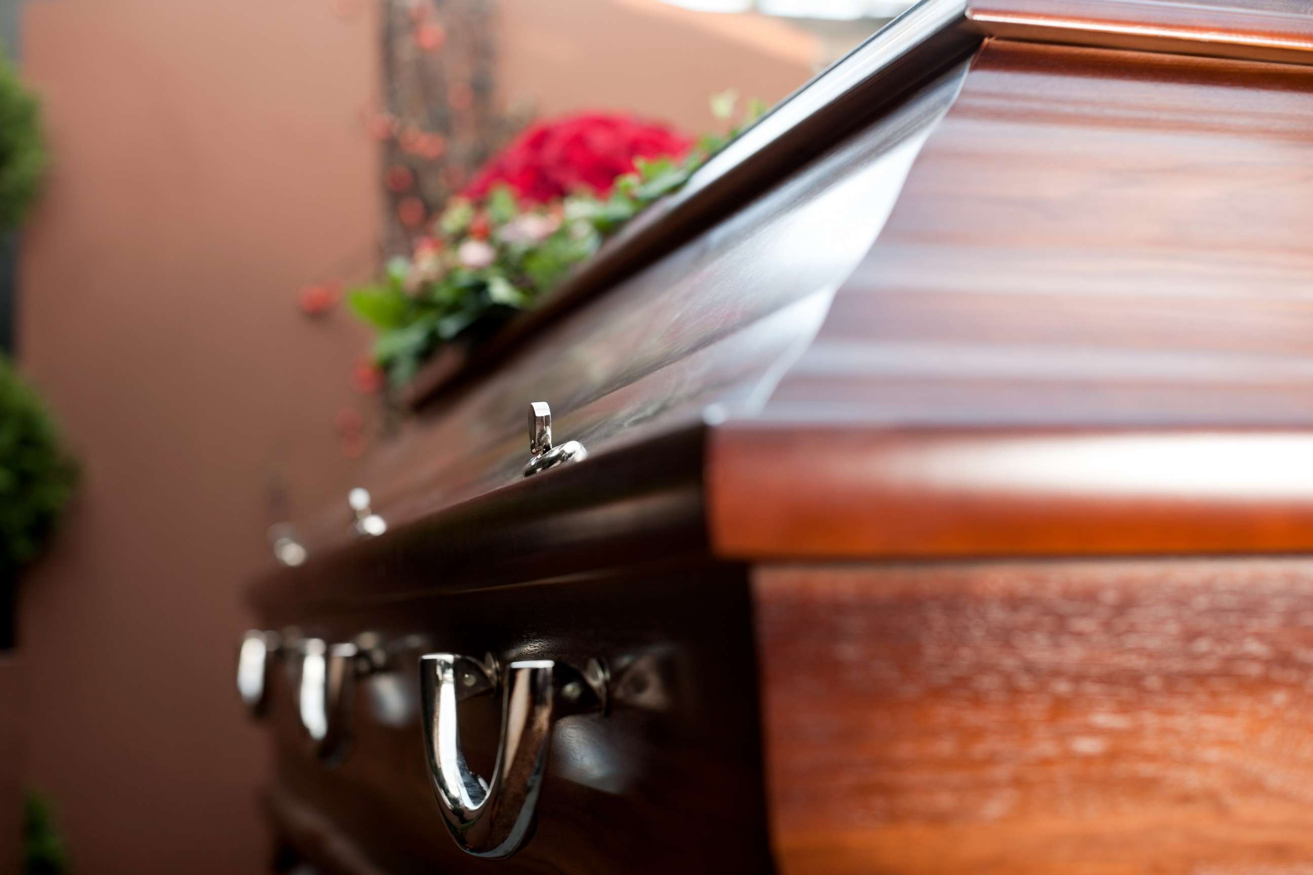 PHOTO: Stock photo of a casket.