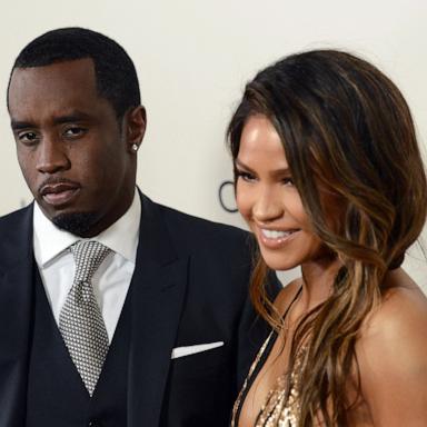 PHOTO: Sean P. Diddy Combs with Cassie Ventura attend the premiere of 'The Perfect Match' in Los Angeles on March 7, 2016. 