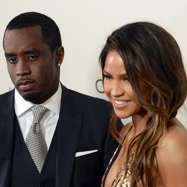 Sean P. Diddy Combs with Cassie Ventura attend the premiere of 'The Perfect Match' in Los Angeles on March 7, 2016. 