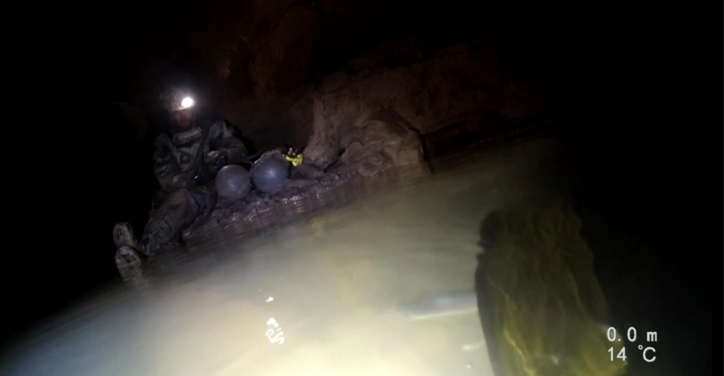 PHOTO: Exclusive video obtained by ABC News goes inside a murky, underwater cave in Tennessee during the daring rescue of a highly-experienced British diver who went missing while exploring.