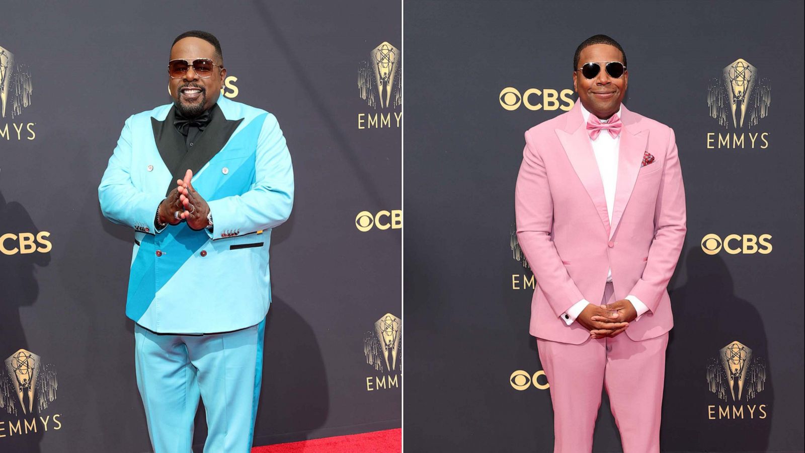 PHOTO: Cedric the Entertainer and Kenan Thomson attend the 73rd Primetime Emmy Awards at L.A. LIVE on Sept. 19, 2021, in Los Angeles.