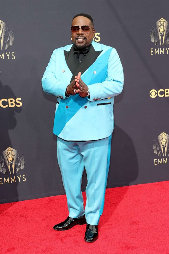 PHOTO: Host Cedric the Entertainer attends the 73rd Primetime Emmy Awards at L.A. LIVE on Sept. 19, 2021, in Los Angeles.