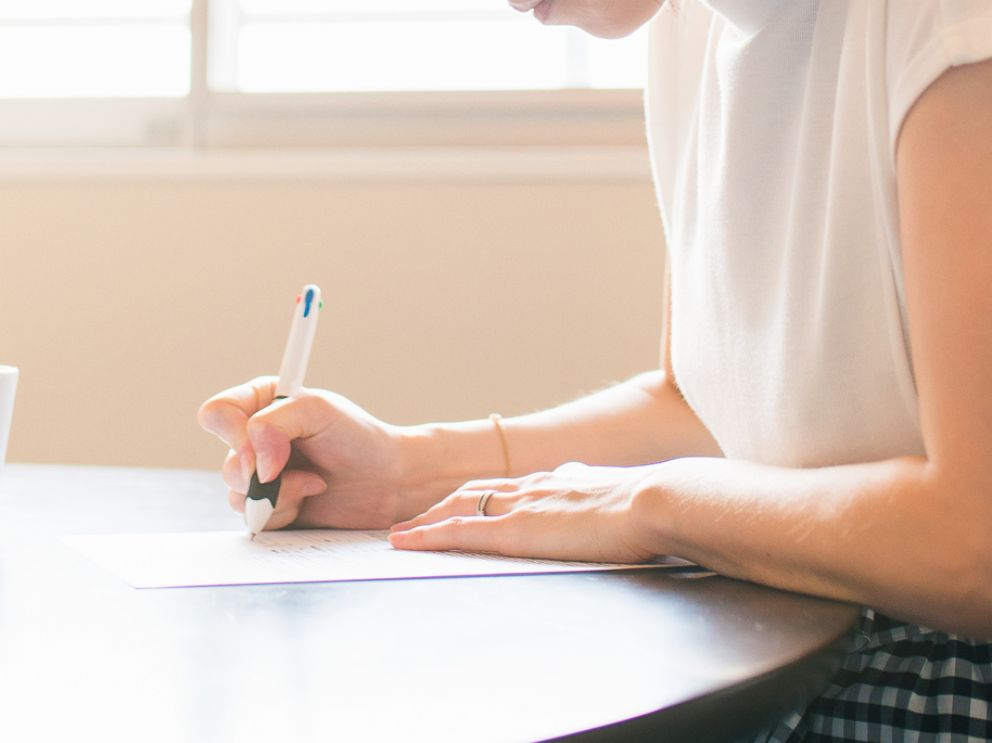 PHOTO: A woman filling out paperwork in this undated stock photo.