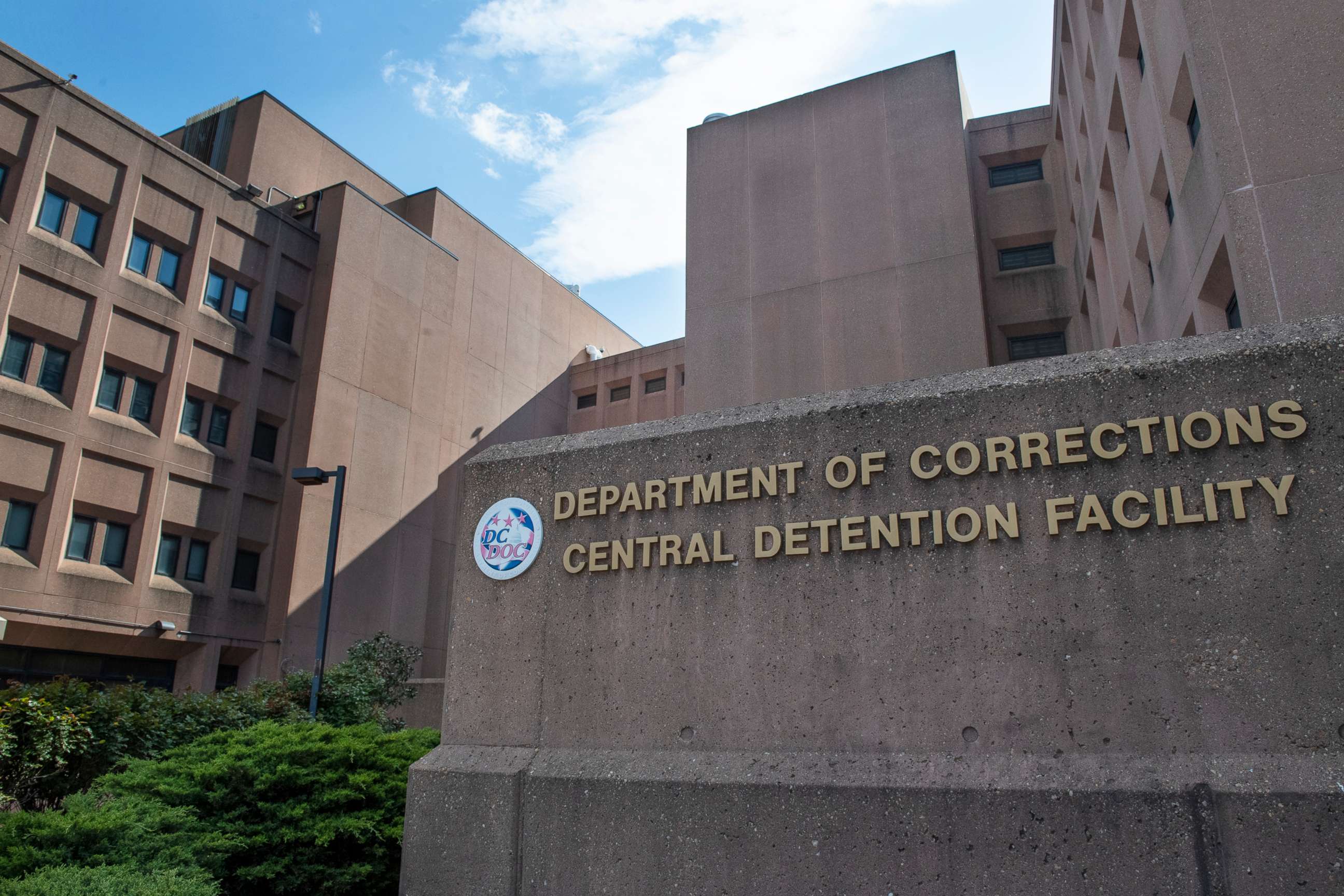 PHOTO: In this April 11, 2020, file photo, the Department of Corrections Central Detention Facility is pictured in Washington, D.C.