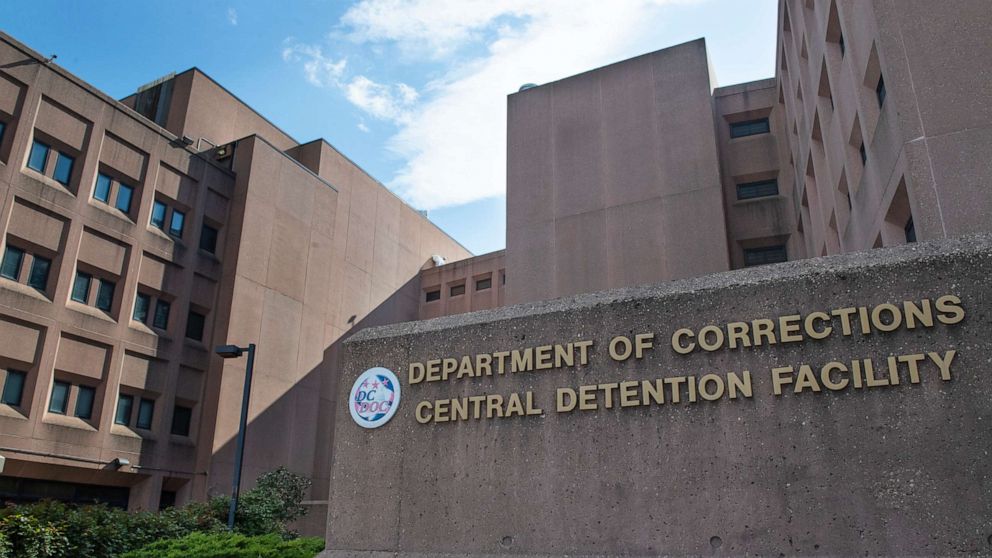 PHOTO: In this April 11, 2020, file photo, the Department of Corrections Central Detention Facility is pictured in Washington, D.C.