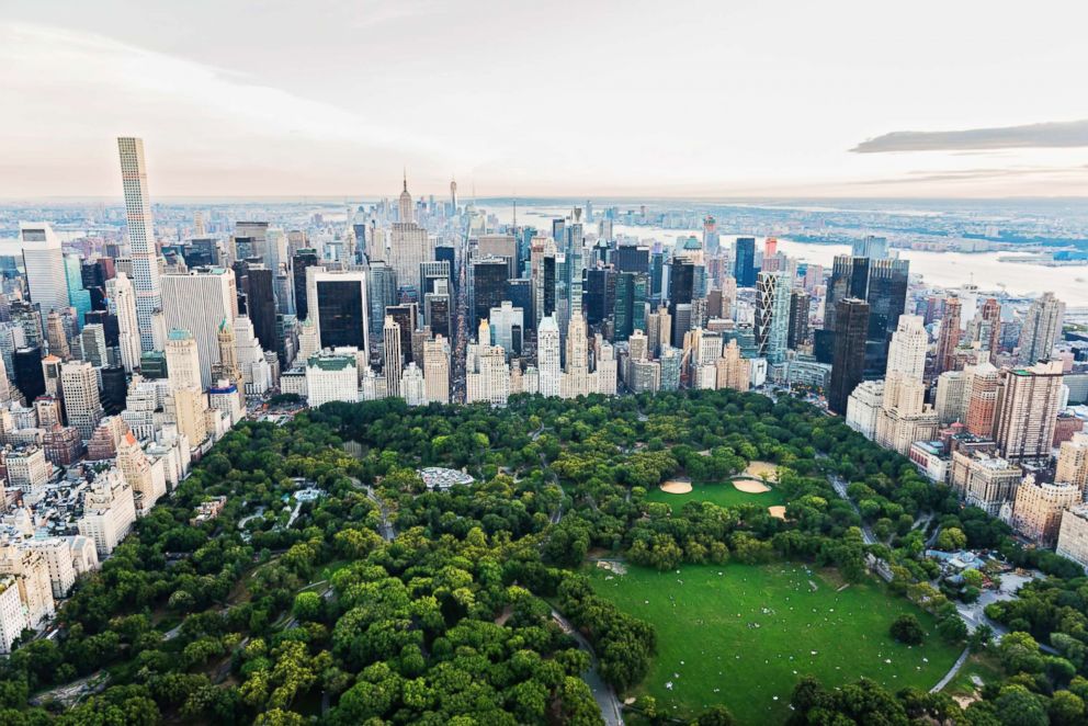 PHOTO: An aerial view of Central Park in New York City is captured in this undated photo.