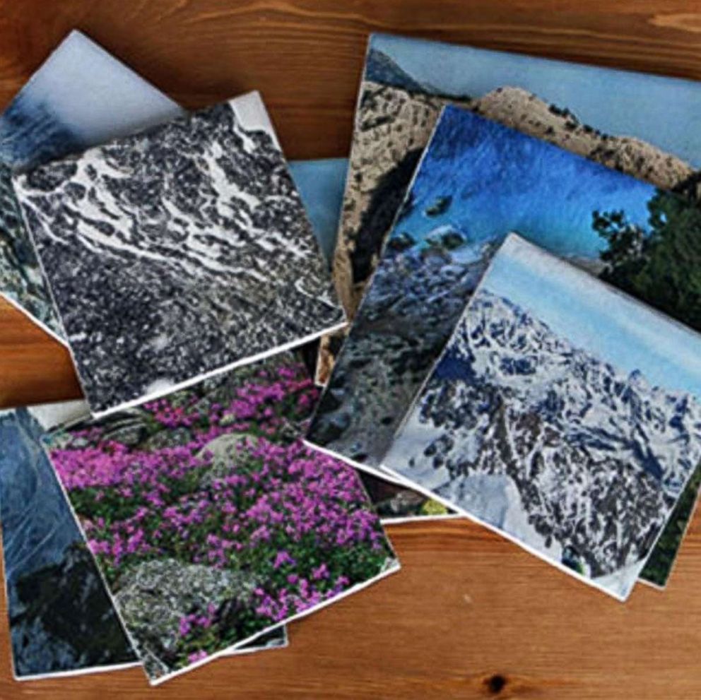 PHOTO: Brit Morin shares how to make a DIY ceramic tile photo display for "GMA."