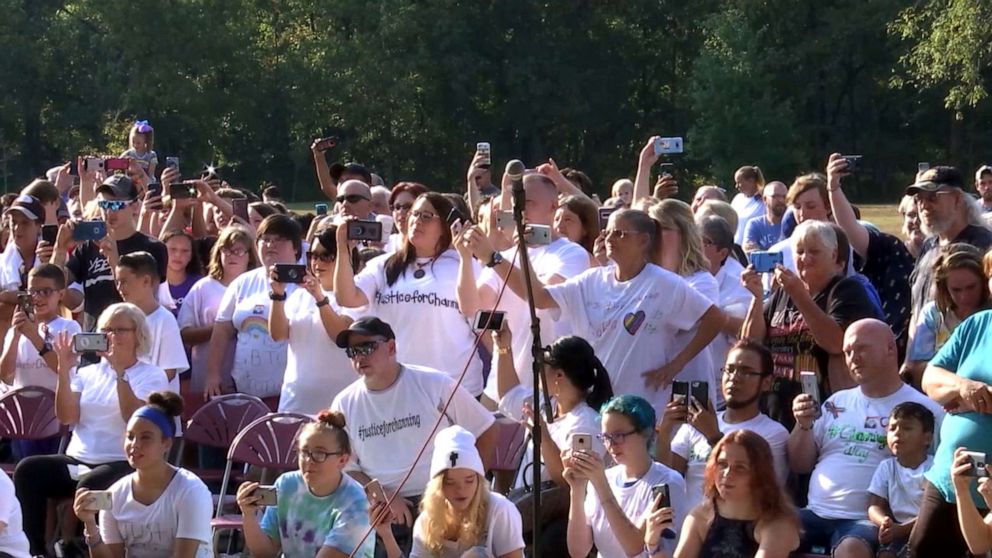 PHOTO: Coffee County residents attend a vigil for 16-year-old Channing Smith, after he took his own life.