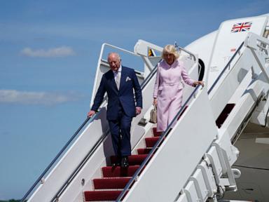 King Charles III visit live updates: The king and queen arrive in the US