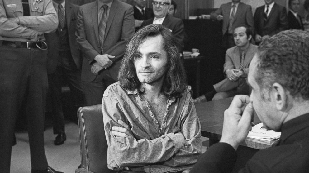 PHOTO: "I Don't Have Any Guilt" said long-haired hippie chieftain Charles Manson, 35, in brief press conference in courtroom here, June 18, 1970, where a hearing to continue proceedings in the murder case of musician Dary Hinman was held.