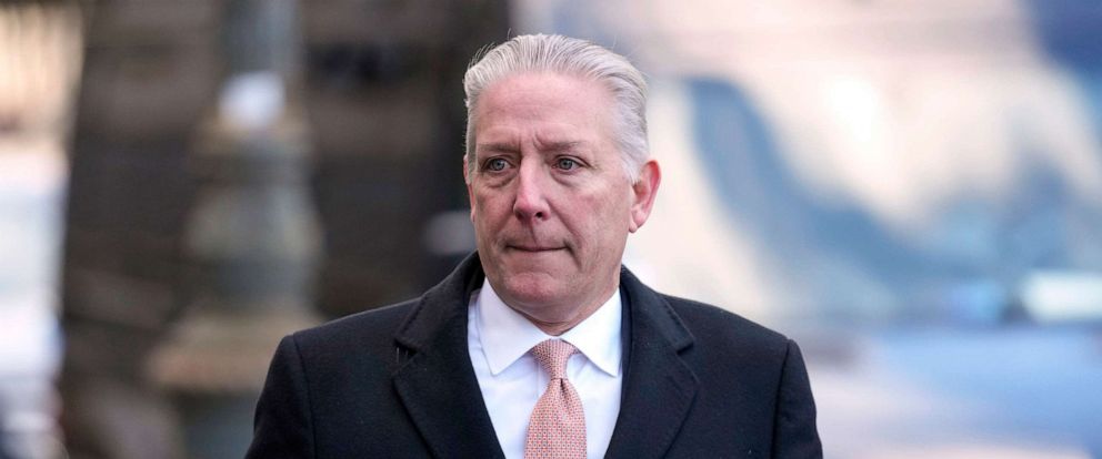 PHOTO: In this March 8, 2023, file photo, Charles McGonigal, former special agent in charge of the FBIs counterintelligence division in New York, arrives at Manhattan federal court in New York.
