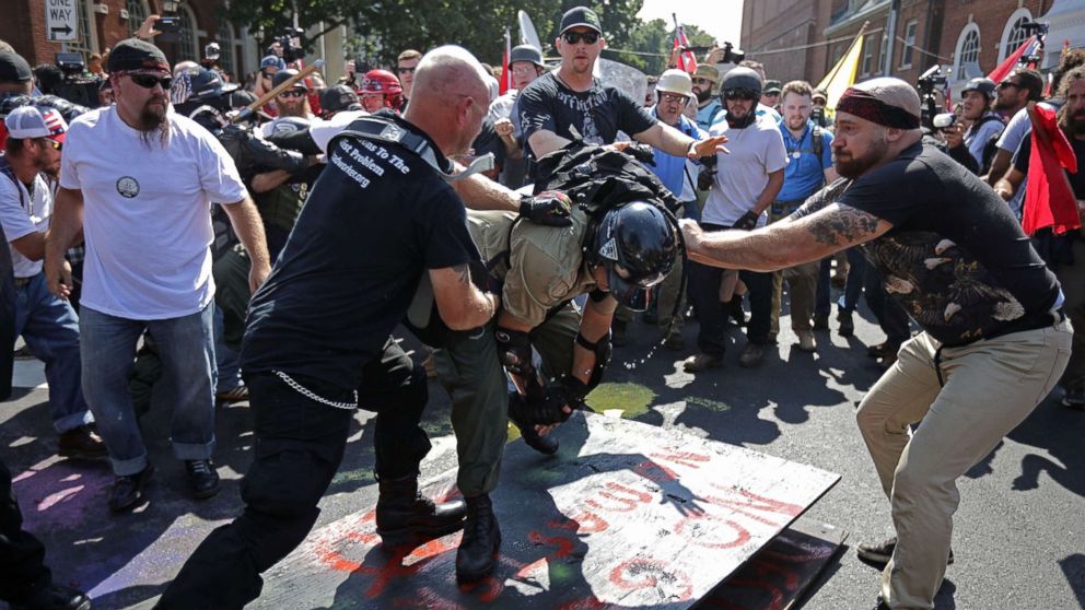 VIDEO: White nationalists chant at torch-lit rally in Charlottesville, Virginia