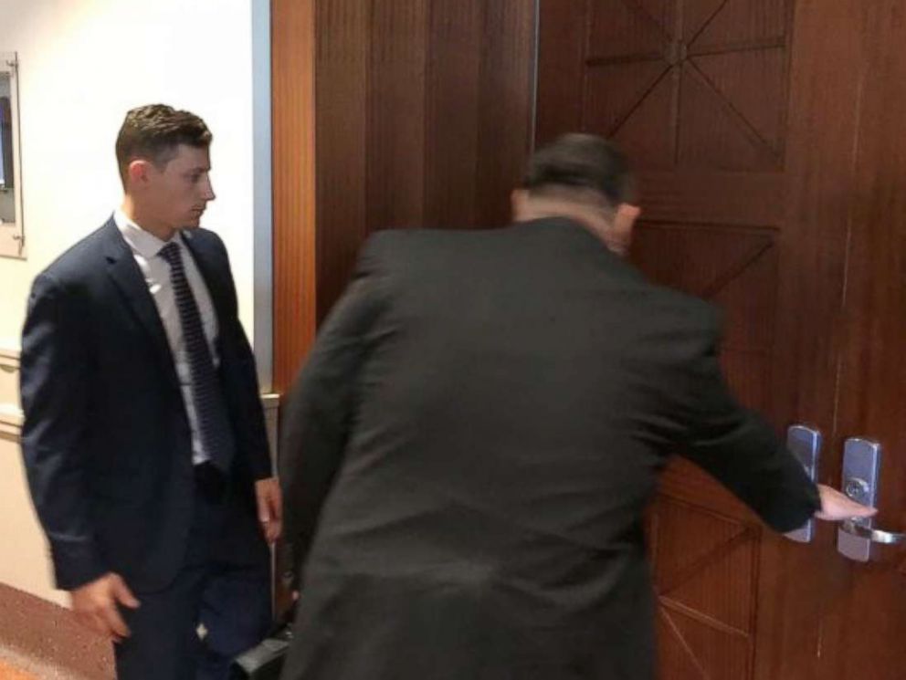 PHOTO: FBI agent Chase Bishop, 29, makes his first appearance in the Denver courthouse after he was charged with second-degree assault, June 13, 2018.