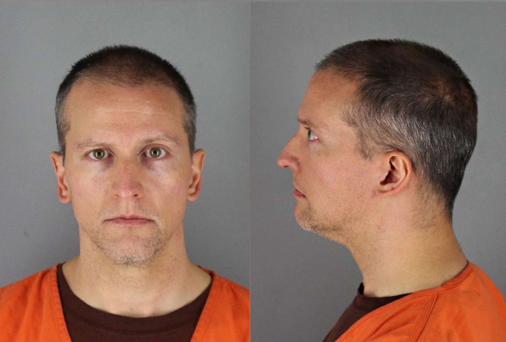 PHOTO: Former Minneapolis Police Officer Derek Chauvin is pictured in an undated booking photo released by the Hennepin County Sheriff's office.