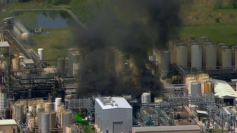 Huge explosion and fire rocks Texas chemical plant; at least one person