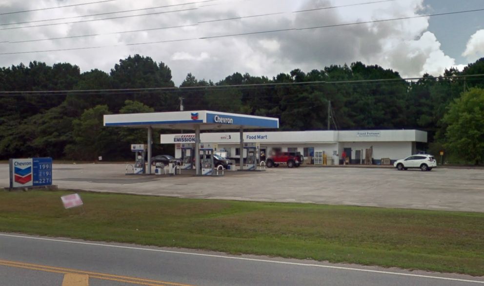 PHOTO: A Chevron gas station in Fayetteville, Ga., is pictured in a Google Street View image from July 2016.
