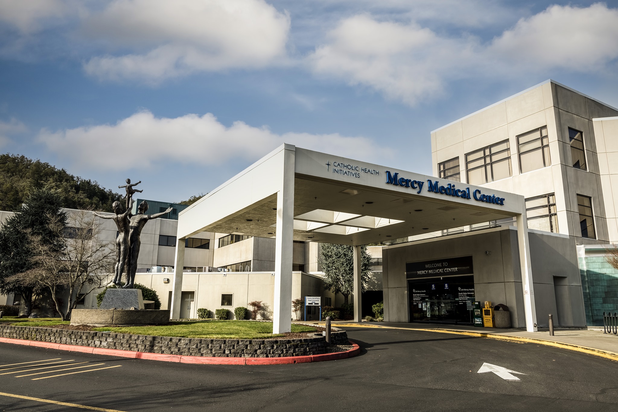 PHOTO: An entrance to the CHI Mercy Medical Center in Roseburg, Ore., is pictured in an undated photo posted to the hospital's Facebook account on June 25, 2021.