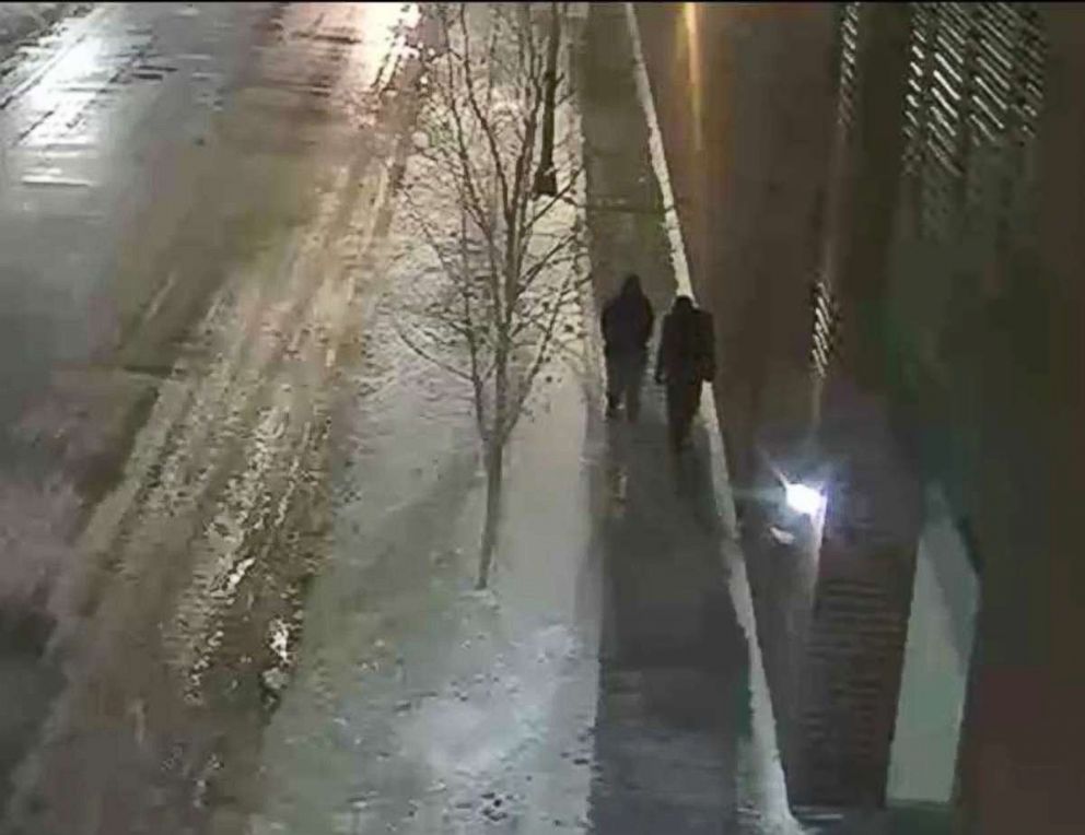 PHOTO: Chicago police are looking to identify and interview the two people pictured, who were walking in the area where Jussie Smollett said he was attacked.