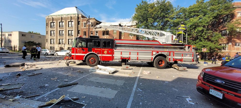 Photo: The Chicago Fire Department responds to an explosion in September.  February 20, 2022, in this image posted to Twitter.