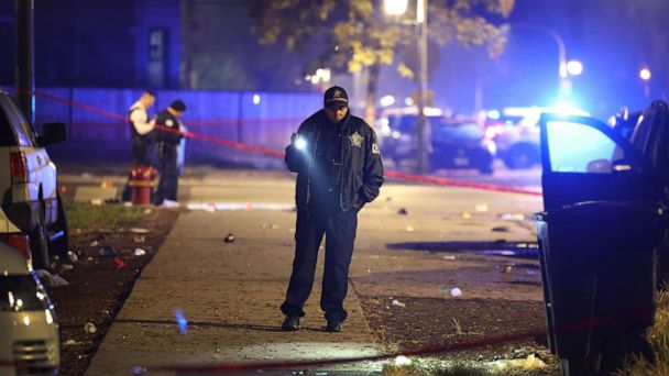 As many as 14 injured in drive-by shooting in Chicago on Halloween, police say
